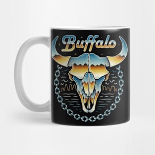 Head skull buffalo Mug